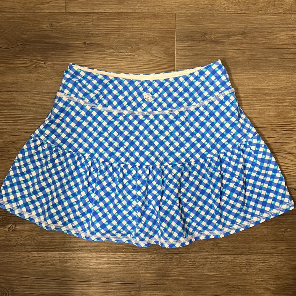 Lilly Pulitzer Luxletic Gardenia Skort UPF 50+ - Picture 6 of 10